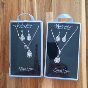 Set of 2 Thank You Jewelry Set New in Box